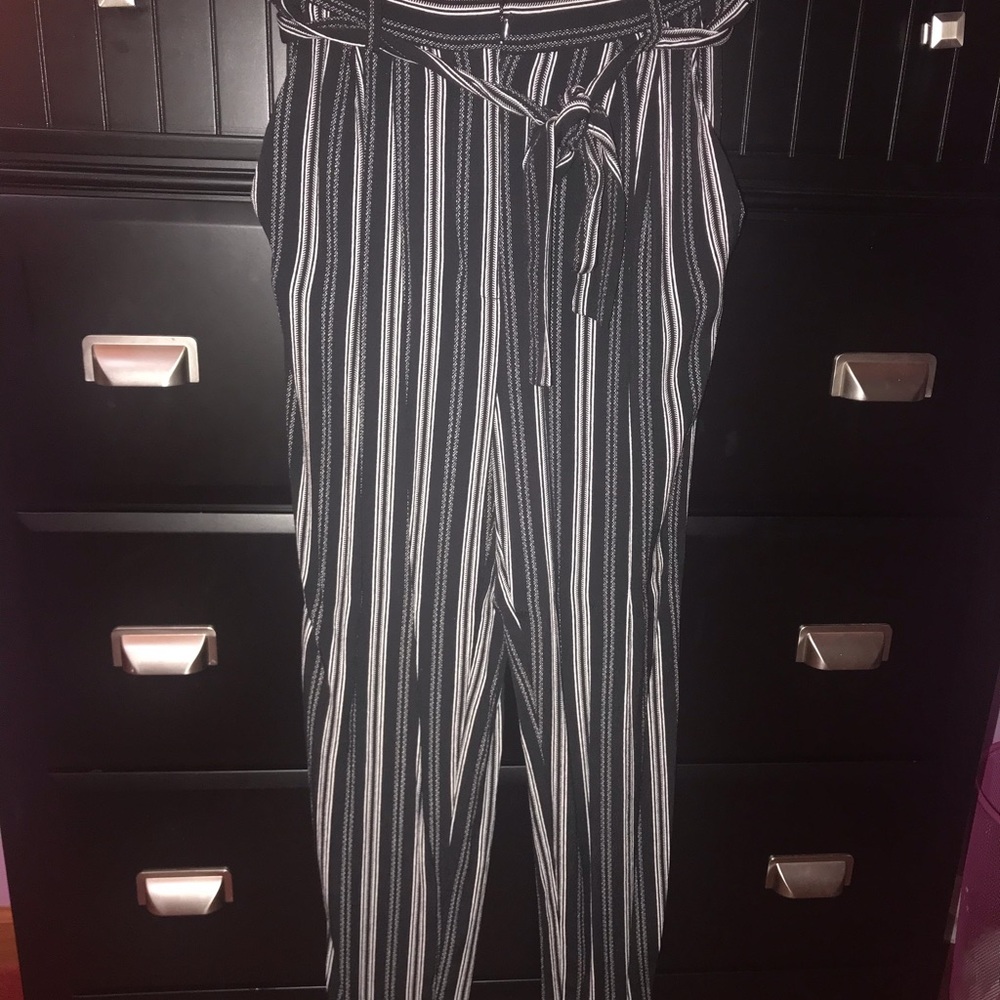striped pants